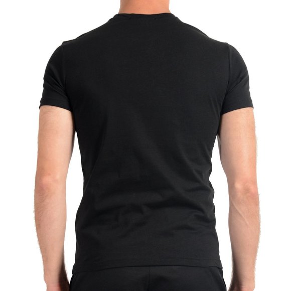 Roberto Cavalli Men's Black Graphic Print T-Shirt - Picture 3 of 7